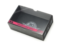 Image 198: FULLY COWLED 30TH ANNIV. BASIC MINI 4WD CAR BOX (BLACK) & SLEEVE