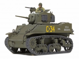 Image 84: 1/48 American Light Tank M5A1 Stuart